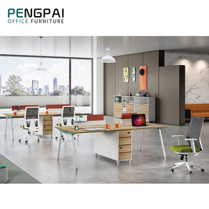 Hiện đại mở mô-đun 4 người Máy Trạm văn phòng bàn thiết kế đồ nội thất văn phòng làm việc nhân viên Bàn Máy Trạm - Product Image 1