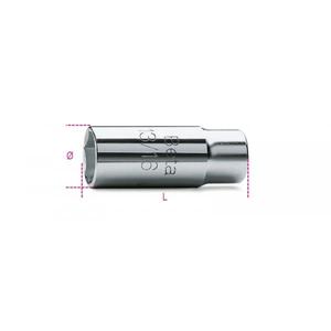 BETA - 009560010 1/2 ''Enchufes de bujía de accionamiento cuadrado cromado (paquete múltiple)-JUEGO DE MOTOR Y DISTRIBUCIÓN EAN 8014230038865 - Product Image 1