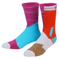 Chaussettes de sport personnalisées en éponge de basket-ball colorées graphiques de haute qualité