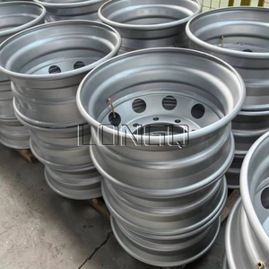 <span class=keywords><strong>Jante</strong></span> de roue de <span class=keywords><strong>remorque</strong></span> de camion lourd d'usine, 10 <span class=keywords><strong>trous</strong></span>, 7.5-22.5/8.25-22.5/9.0-22.5, sans chambre à air, en acier, compatible Howo, nouvelle, argent - Product Image 5