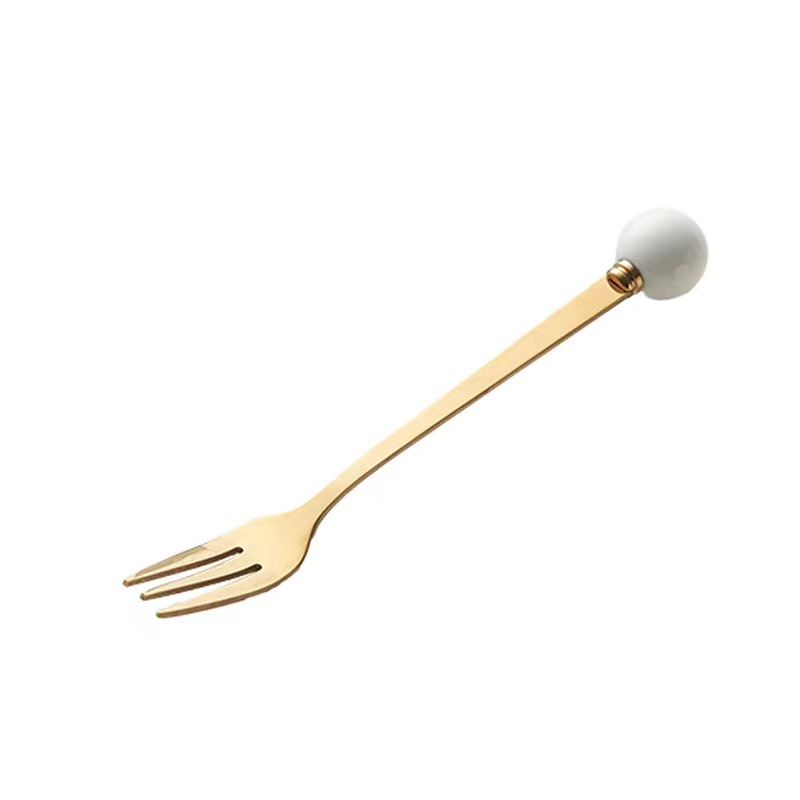 Fourchette à glace blanche