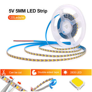 Tira de luces <span class=keywords><strong>Led</strong></span> DC 3V 5V USB 3MM 5MM 8MM ancho 2835 <span class=keywords><strong>cinta</strong></span> Flexible manualidades <span class=keywords><strong>escritorio</strong></span> Luces iluminación decorativa tira de luces inteligentes - Product Image 4