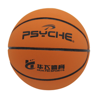 Mini ballon de basket rebondissant Psyche en caoutchouc naturel pour l'entraînement des enfants, idéal pour la gym et les cadeaux créatifs