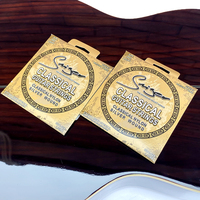 Senar gitar klasik nilon Smiger, senar gitar klasik bahan nilon lapis perak, senar gitar klasik bahan Aloi tembaga