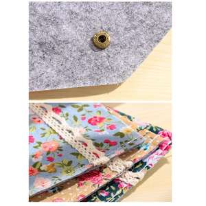 Neue Vintage Punkte Blume Spitze Serie A4 Dokumente Datei Tasche Datei Ordner Briefpapier Ablage Produktion Bleistift Aufbewahrung tasche - Product Image 5