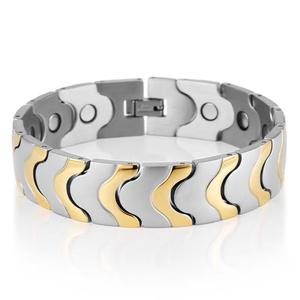 Bracelet magnétique en or sans décoloration en acier inoxydable 316 <span class=keywords><strong>L</strong></span> - Product Image 3