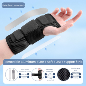 FREETOO Neopren Atmungsaktive Rutschfeste Handgelenkstütze für Karpaltunnelsyndrom Arthritis RSI Schmerzlinderung - Universelle Passform Unisex - Product Image 5