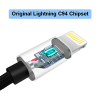 2024 MFi Cable DE DATOS DE cargador de teléfono de alta calidad tipo C a IOS USB 8PIN Cable de carga Micro USB Nylon para iPhone iPad para iPod