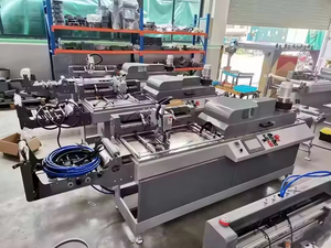 Máy in lụa tự động cho vải cotton T-Shirt polyester satin Ribbon chăm sóc nhãn - Product Image 2