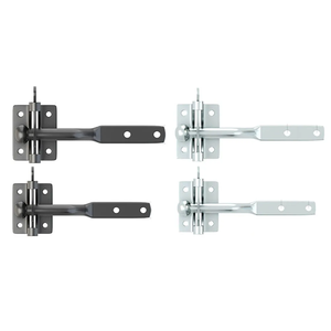 Cerradura automática de acero al carbono con palanca de gravedad y cierre automático, pestillo para puerta de valla con tornillo, herrajes para puertas y vallas exteriores - Product Image 1