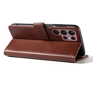 For Samsung Galaxy S23 Ultra Leather Wallet Case Wallet Cover With Card Slot Phone Cases For Samsung Galaxy S23 Plus