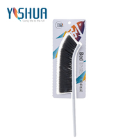 Brosse de nettoyage longue pour lit, anti-statique, en PP PBT, durable, sans perte de poils, avec manche ergonomique, brosse à poussière