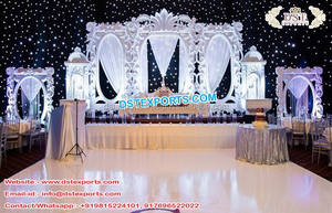 Nuevo victoriano boda etapa de decoración Reino Unido Gran Calgary de fibra de boda etapa de decoración de boda fibra de configuración - Product Image 4