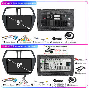 Autoradio GPS Android pour SX4 S-CROSS 2014-2025, unité centrale de tableau de bord double DIN avec écran partagé - Product Image 2