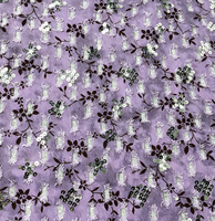 Tissu en maille tissée 100 % coton 330 GSM avec broderie, respirant et léger, pour robes, robes de mariée, textiles de maison, chaussures et sacs