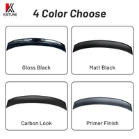 Aileron de coffre arrière KIETUNE E46 Coupé en carbone noir pour BMW Série 3 1996-2004, accessoires de carrosserie, kit d'accessoires