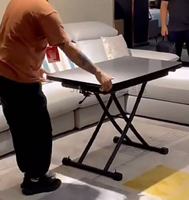 JIN RUI DA Support de table basse rotatif stable et durable pour le levage et le pliage pneumatiques