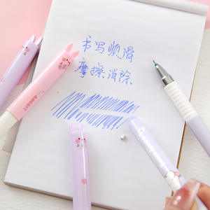 Bolígrafo de Gel Azul <span class=keywords><strong>Borrable</strong></span> con Diseño de Conejito, 0.5mm, Plástico, Estilo Caricatura, Alta Calidad, Escritura Neutral, 48 Unidades por Paquete, para Oficina, Estudiantes - Product Image 4