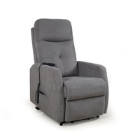 Fauteuil inclinable électrique en tissu avec télécommande, canapé individuel pour personnes âgées, mobilier de salon