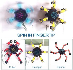 Fidget Spinners Transformables 4 Pièces pour Enfants et Adultes, Jouets Sensoriels Anti-Stress TDAH, Cadeaux pour Enfants, Fidget Spinner - Product Image 2