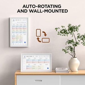 INSOVISION 10.1" 15.6'' 21.5' 32" Smart WiFi Digital Wall <b>Calendar</b> Touch Screen Display 1080P MP3 Clock Reminders - Product Image 4