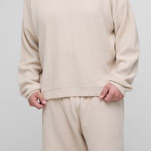 Ensemble de sweat-shirts et shorts pour hommes en coton 100% de haute qualité, confortable, respirant, streetwear, ensemble de sweat-shirts et shorts pour hommes - Product Image 3