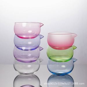 Hot Sale New Multi-color Glass Matcha Bowl with Spout Matcha Tools <b>Tea</b> Bowl Cup Whisk Home Use <b>Tea</b> <b>Set</b> in Gift Box - Product Image 3