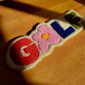 Excellente qualité créative <span class=keywords><strong>marelle</strong></span> poinçon aiguille tapis lavable cuisine tapis tuftés pour la décoration de la maison - Product Image 6