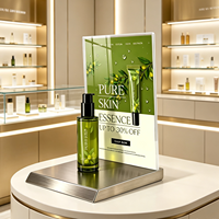 Présentoir de Luxe Personnalisé en Acier Inoxydable pour Parfums – Glorificateur de Comptoir pour Testeurs – Idéal pour Magasins de Cosmétiques