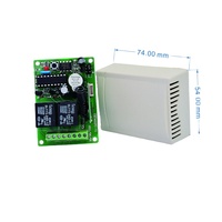 Kit émetteur-récepteur sans fil pour porte de garage YET402PC, carte de circuit universelle 433 MHz