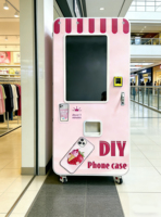 Machine de vente automatique de coques de téléphone personnalisées avec imprimante UV intégrée pour personnalisation DIY