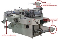 Rouleau automatique pour rouler et rouler à la machine de découpe d'étiquettes de lit plat pour le découpeur d'étiquettes