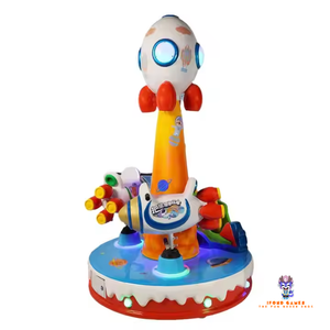 IFD Juegos que funcionan con monedas Popular Carrusel de fibra de vidrio Equipo de juego para niños Carrusel de <span class=keywords><strong>tres</strong></span> personas Juego de arcade para la venta - Product Image 1