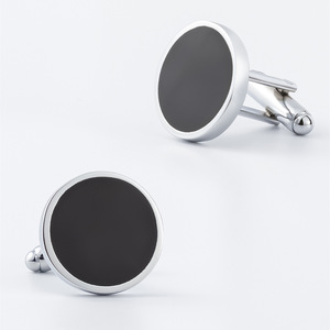 Pháp Áo Sơ Mi Khuy măng sét cho nam giới vuông men tráng thép không gỉ pha lê chính đồng Phụ kiện thiết lập cho quần áo trang trí - Product Image 4