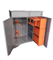 Boîte à selle de cheval en acier verrouillable pour l'extérieur, armoire de rangement mobile pour l'équitation avec logo personnalisé et roues