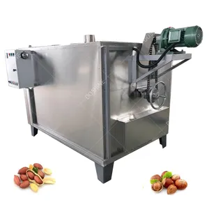 Grain de haute qualité/fève de cacao/torréfacteur de noix d'amande/machine de torréfaction d'arachide à vendre