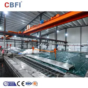 CBFI Guangzhou fábrica de salmuera refrigeración comercial máquina de hielo Industrial bloque de hielo que hace la máquina para la venta