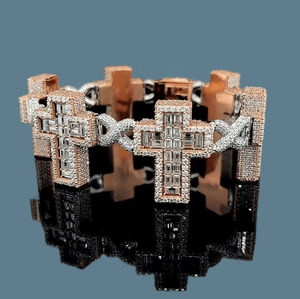 Minimal 925 Sterling Silver Cuban Link Bracelet Lab Grown Moissanite Diamond Premium Finish Jewelry - Product Image 6