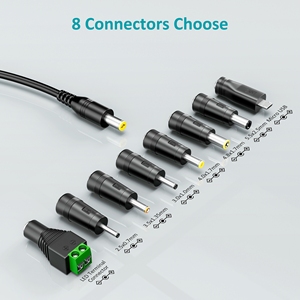 อะแดปเตอร์ไฟฟ้าอเนกประสงค์ AC DC 12W ปรับแรงดันไฟได้ 3-12V 1A 7 หัวแปลง ป้องกันไฟเกิน รับประกัน 2 ปี วัสดุ ABS - Product Image 4