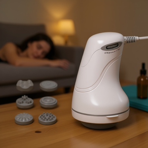 Masajeador eléctrico portátil para esculpir el cuerpo, con enchufe blanco, para abdomen, cintura, brazos, piernas y glúteos - Product Image 2