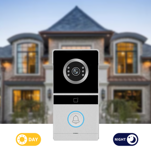 Interphone vidéo à <span class=keywords><strong>2</strong></span> fils à mémoire de 7 pouces avec déverrouillage WiFi et RFID pour le contrôle d'accès de la maison. - Product Image 4