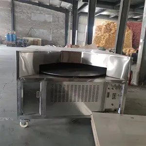 Arabische Pita Brood Roterende Oven Gas Verwarming Pizza Brood Bakoven Naan Brood Bakkerij Oven
