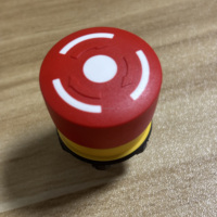 Bouton d'arrêt d'urgence suisse Eao 84-5240.0020, rouge, interrupteur 2NC, contact normalement fermé, bouton d'arrêt d'urgence