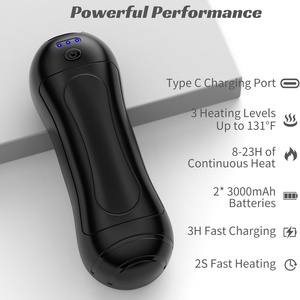 2 Pack Electric 2000mAh AI Smart Chips Long Safe <b>Heat</b> 23 Hours Rechargeable Magnetic Hand Warmer - Product Image 4