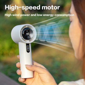 2025 New Summer Outdoor High Speed <b>Usb</b> Charging Digital Display Air Cooling <b>Fan</b> Portable Small <b>Mini</b> Handheld Ayzd-f23 <b>Mini</b> <b>Fan</b> - Product Image 4