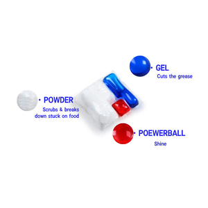 เจลล้างจานเป็นมิตรกับสิ่งแวดล้อมธรรมชาติเข้มข้นสูงทำความสะอาดห้องครัวแบบครบวงจร - Product Image 3