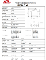 Microservo Programable B13DLS V2 de 2.7 Kg-cm y 0.072s de Velocidad Rápida para Helicópteros de Tamaño 450 / Mini Autos
