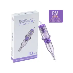 2023 OEM ODM Fabricante 10PCs RM M1C INKin Revo Hair Stroke Aguja de cartucho de tatuaje PMU estéril personalizada