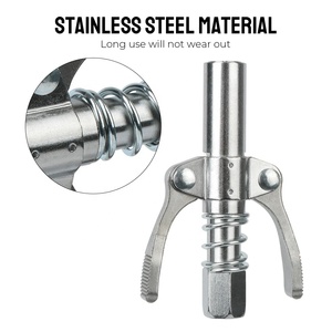 TGS High Quality 10000 <strong>PSI</strong> Grease Gun Coupler Hot Sale Double Handle Nozzle Oiling Coupler Hand Tool Essential - Product Image 5