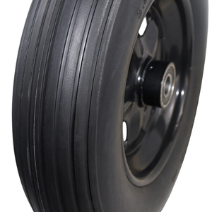 3.50-8 व्हीलबाररो व्हील ब्लैक टायर और आकार के स्टार रिम पेशेवर निर्माण - Product Image 6